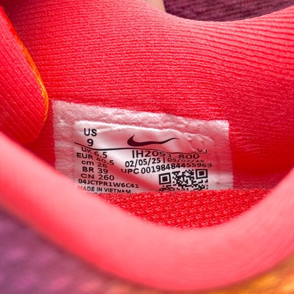 Nike Womens Vomero Plus SE Sunset Orange Pink Shoes Sz 9 New Running IH2091-800 - Picture 4 of 11